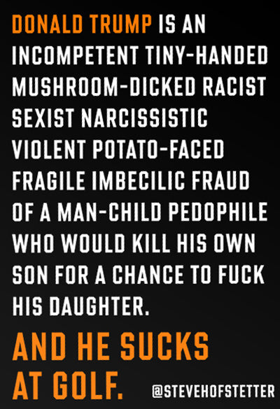 Sticker – Trump Sucks At Golf