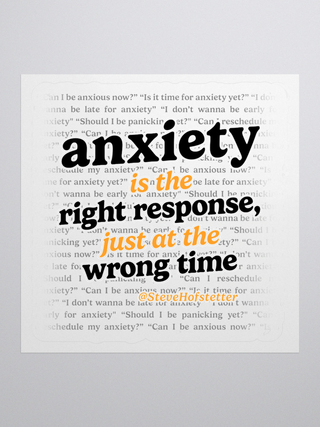 Anxiety